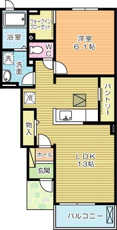 キーファームルデⅡ 103号室 間取り