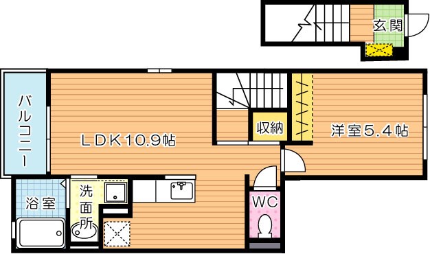 ヴィレドルミエール萩原 間取り図