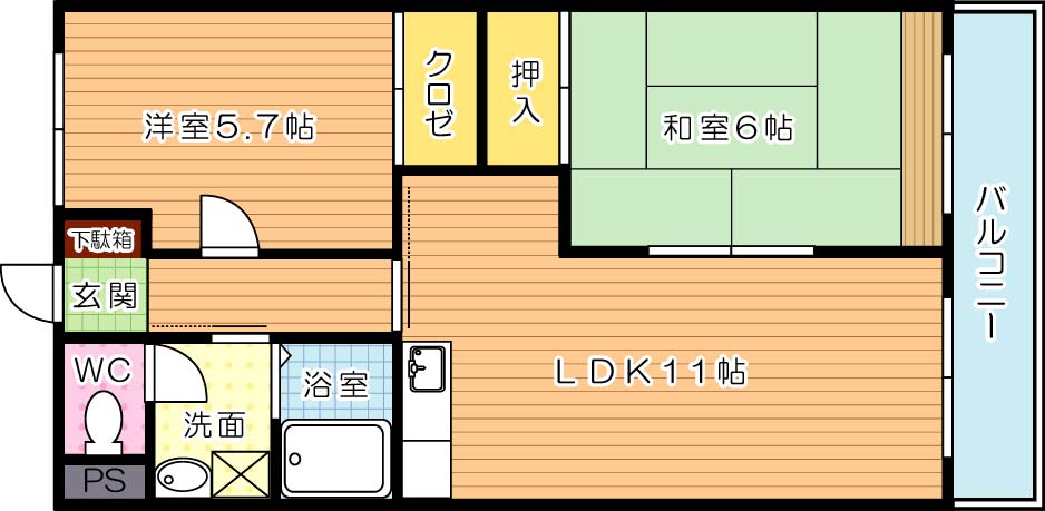 Bell39（ベル39） 302号室 間取り