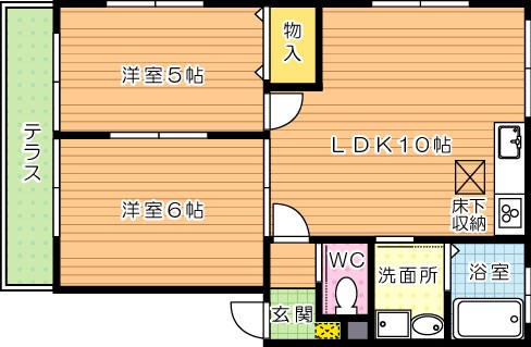 コーポ新栄 間取り図