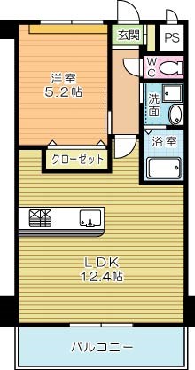 ピノ木町 201号室 間取り