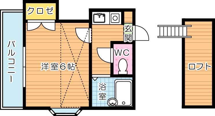 モアナサーフ折尾 間取り図