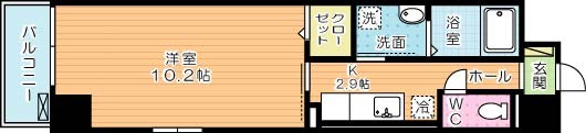 グランドアイ香春口   間取り図