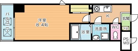 プリモレガーロ北方  203号室 間取り