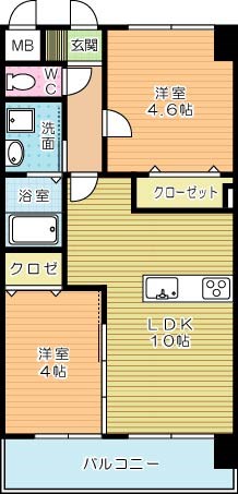 メディプラカーサ   903号室 間取り