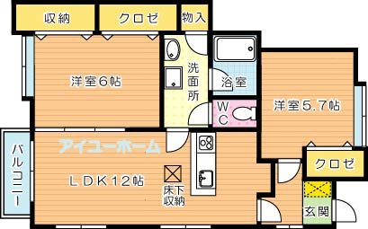  BLACKCOMB（ブラッコム） 間取り図