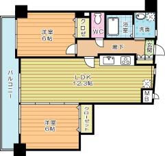 フェルト716 705号室 間取り