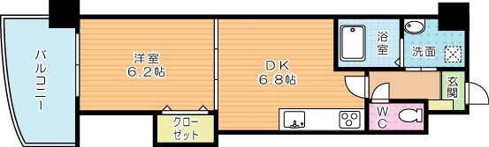 サンシャイン真鶴リバーサイド 603号室 間取り