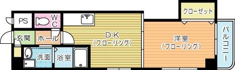 ヒット馬借BLD 704号室 間取り