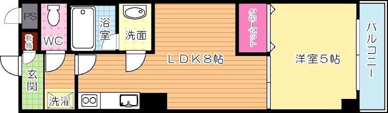 Hamiel真鶴（ハミエル真鶴） 802号室 間取り