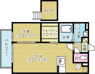 カノン 202号室 間取り