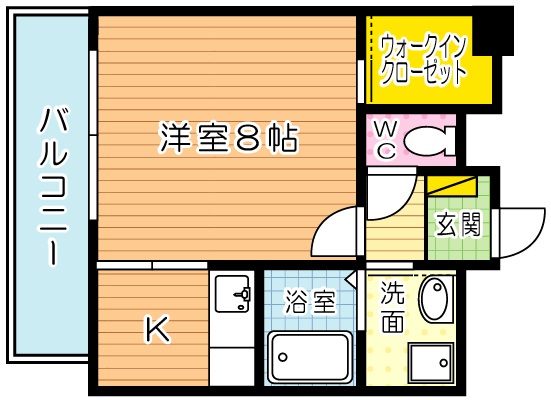 GRaCE COURT SUNATU (グレースコート砂津) 402号室 間取り