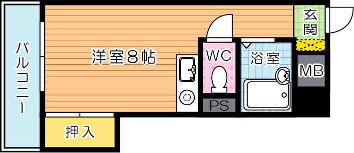 オークヒル東篠崎Ｂ 403号室 間取り