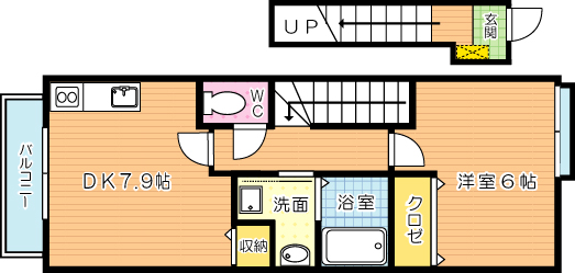 ベルニーニ 201号室 間取り