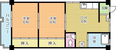 渡辺興産ビル 506号室 間取り