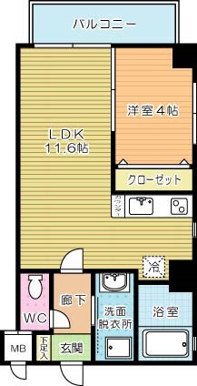 ニューアンジュ下曽根   304号室 間取り