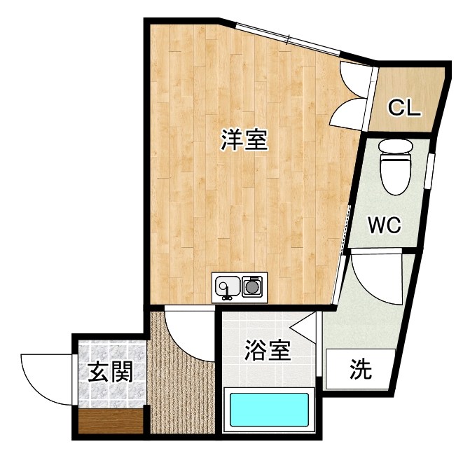 メディケアビル   406号室 間取り