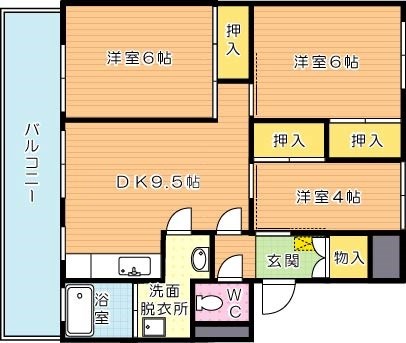 サルヴァトーレ本城Ⅱ 間取り図