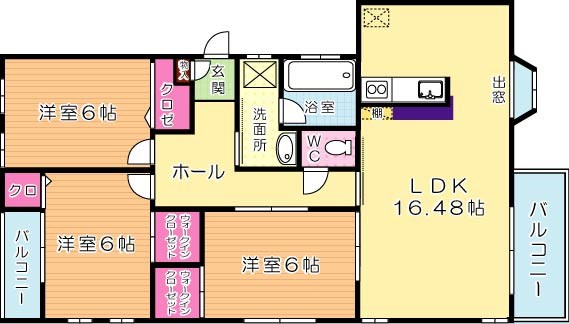 ヤナギテラス 間取り図