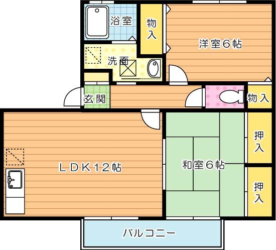 コンフォール安守　 間取り図