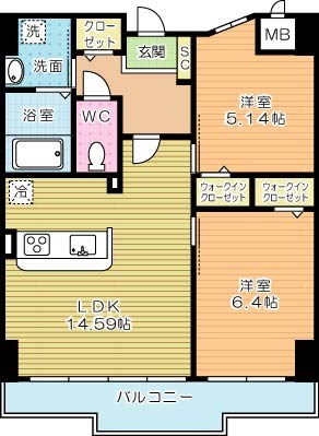 ピュアライフ金田 間取り
