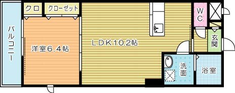 Hamiel真鶴（ハミエル真鶴） 305号室 間取り