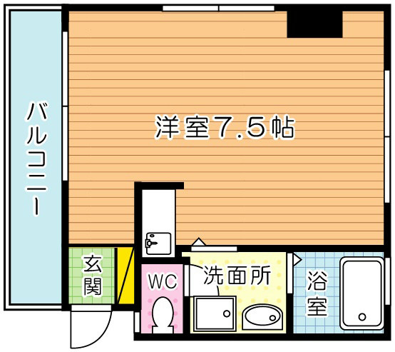 光ハイツ 302号室 間取り