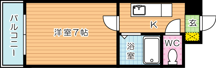 一木ビル 302号室 間取り