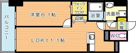 エヴァーグリーンR 間取り図