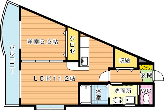 クオリア陣原 間取り