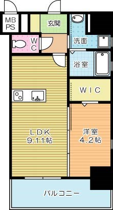 THE HILLS KOKURA（ザヒルズ小倉） 207号室 間取り