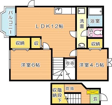 クレッシェンドＹＮ 間取り図