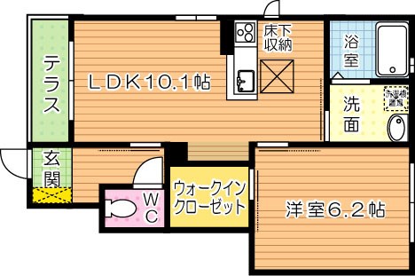 メゾンドオネットⅢ 間取り図