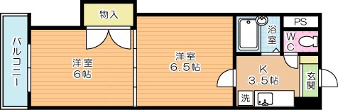 ロイヤルグランデ 503号室 間取り