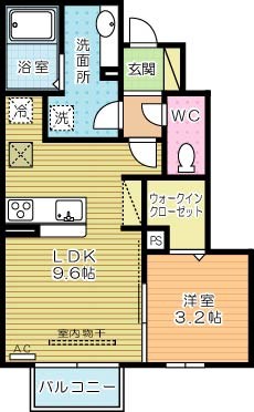 SUNPLACE.D（サンプレイス.D） 103号室 間取り