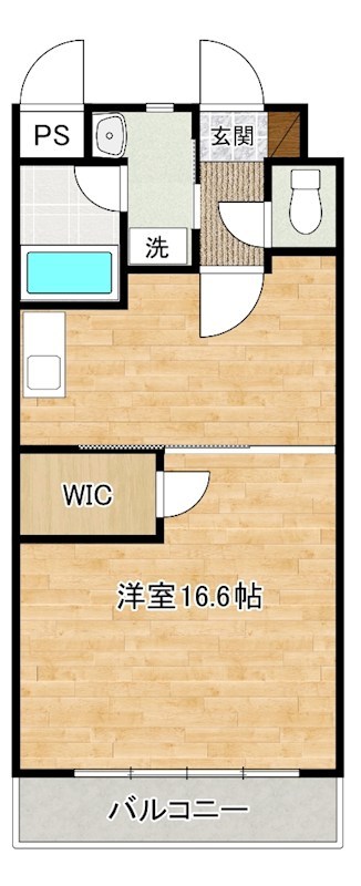 柳町アドレス 103号室 間取り