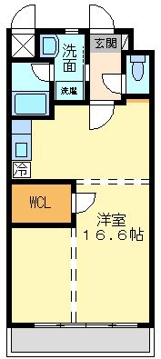 柳町アドレス 103号室 間取り