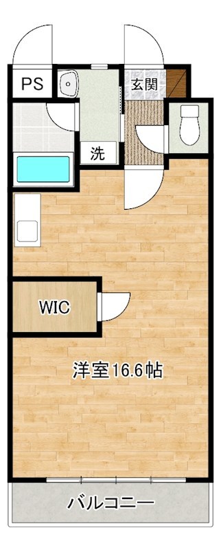 柳町アドレス 103号室 間取り