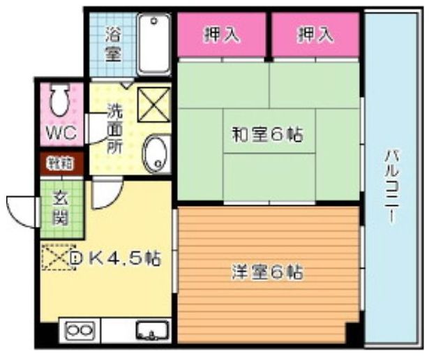 メゾンポム 間取り図