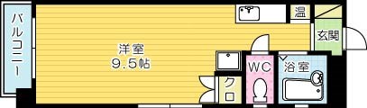 ダイナコート小倉下到津Ⅰ(分譲賃貸)   203号室 間取り