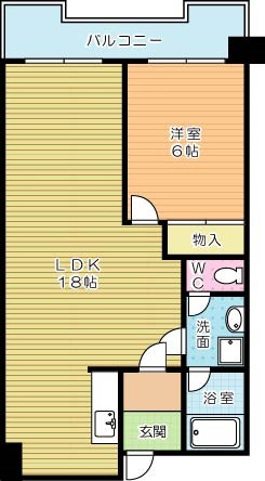 レジデンス鋲賀 202号室 間取り