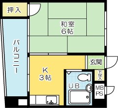 小倉ホースビル 間取り図