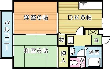 ウィンディア赤坂Ｂ棟 102号室 間取り