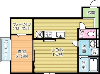 ｍｏｒｅｐｌｕｓ砂津 (モアプラス砂津) 103号室 間取り