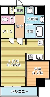 Studie KOKURA NORTH(スタディ小倉ノース)  301号室 間取り