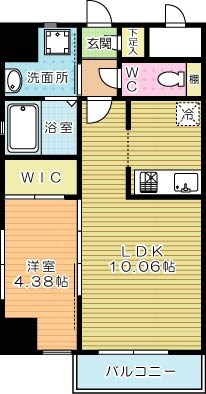 Studie KOKURA NORTH(スタディ小倉ノース)   606号室 間取り