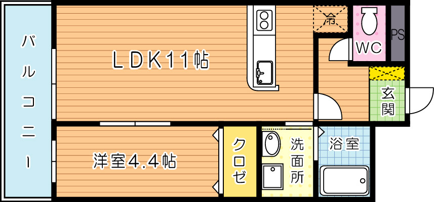 ＺＥＮ&amp;rsquo;Ｓ清水 (ゼンズキヨミズ) 間取り図