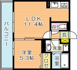 Central Park三ヶ森（セントラルパーク三ヶ森） 間取り図