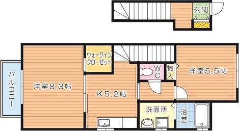 リヴェール引野 間取り図