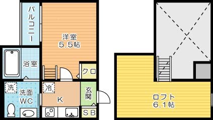 RideⅡ(ライド　ツー） 間取り図